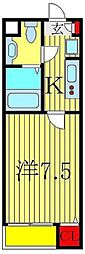 ms.4 1Kの間取図画像