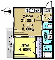 ルーブル南流山 2階