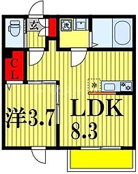 （仮称）グランアークスおおたかの森 2階/202