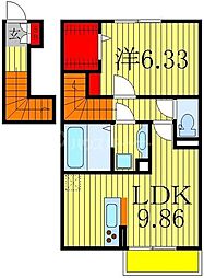 クランベール小山台 2階