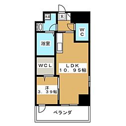 ＧｒａｎＣｒａｂ 6階1LDKの間取り