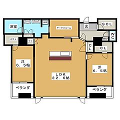 物件の間取り