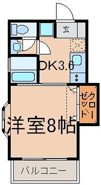 ヴェルブイル幸 0201｜東京都立川市幸町6丁目(賃貸アパート1DK・2階・31.35㎡)の写真 その2
