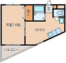 クレール宮沢 0303 ｜ 東京都昭島市宮沢町2丁目31-34（賃貸マンション1DK・3階・30.60㎡） その2