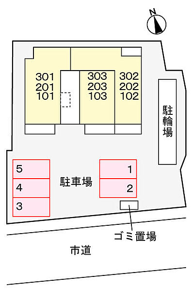 エクラ宝塚 ｜兵庫県宝塚市川面1丁目(賃貸アパート1K・3階・25.83㎡)の写真 その6