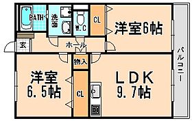 グリーンパレス山本  ｜ 兵庫県宝塚市平井1丁目（賃貸アパート2LDK・2階・54.00㎡） その2