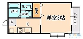 シティハウス逆瀬  ｜ 兵庫県宝塚市逆瀬川2丁目（賃貸アパート1K・1階・27.08㎡） その2