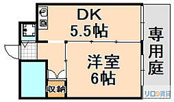 間取図画像 1DK