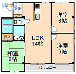 間取図画像 3LDK