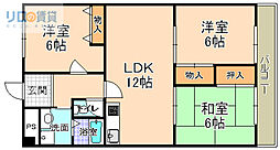 プリメゾン栄美寿 3LDKの間取図画像
