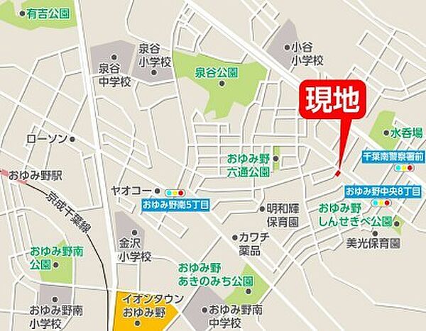 地図を拡大表示