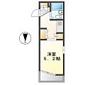 ジョイフル亀島3階3.8万円