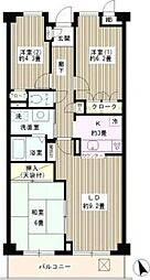 フラテ西荻窪 3階3LDKの間取り