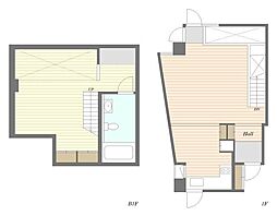 グリーンテラス元代々木 1階1LDKの間取り