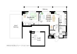 間取図画像 1LDK