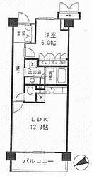 HF若林公園レジデンス 1LDKの間取図画像