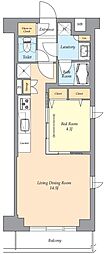 AIFLAT渋谷西原 1LDKの間取図画像