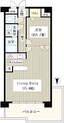 コアシティ中野坂上 1LDKの間取図画像