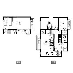 田園マンション 3LDKの間取図画像