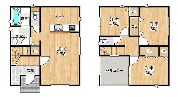 間取りを拡大表示