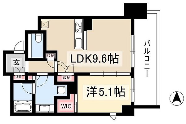 アネシア栄THE CITY ｜愛知県名古屋市中区栄2丁目(賃貸マンション1LDK・5階・37.79㎡)の写真 その2