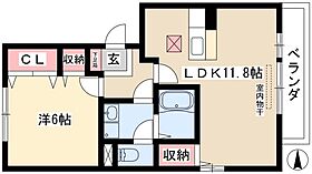 セジュール法華  ｜ 愛知県名古屋市中川区法華1丁目66（賃貸アパート1LDK・2階・44.22㎡） その2