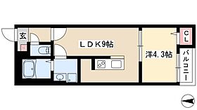 ルピナス  ｜ 愛知県名古屋市中村区京田町1丁目23-1（賃貸アパート1LDK・3階・32.05㎡） その2