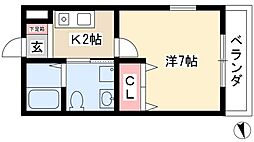 リブレア日比津パークサイドA棟 2階