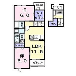 アンジュ・パティオII 2階