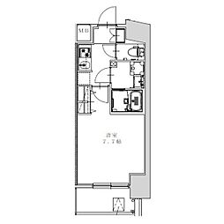 S-RESIDENCE金山altano(アルターノ) 4階1Kの間取り