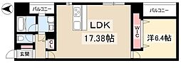 三の丸殿 4階1LDKの間取り