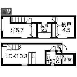 CELENEST名駅西 4階2LDKの間取り