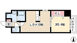 BLASTO Residence 7階1LDKの間取り