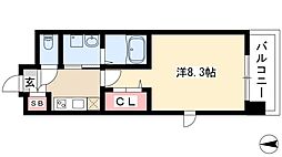 パルティール名駅北 9階