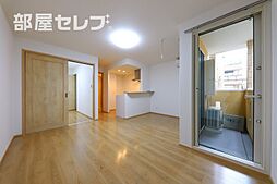 クラージュ本陣 2階1LDKのリビング/ダイニング