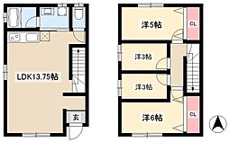 🉐敷金礼金0円！🉐中村公園西戸建2