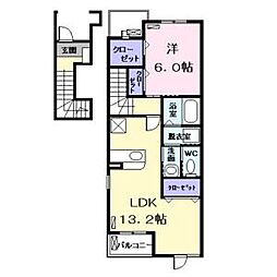 ラルジュツカサ プロシャン 2階/-