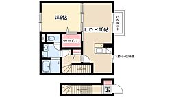 クレセント 2階