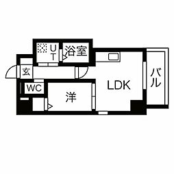 LivesResidenceSako 1LDKの間取図画像