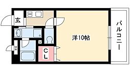 CherrySuite 1Kの間取図画像