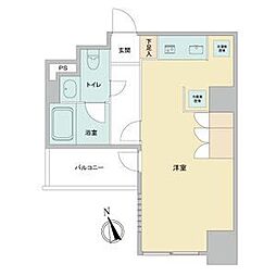 ドゥーエ大須 ワンルームの間取図画像
