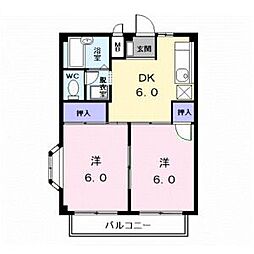 エステート宮東 2階/-