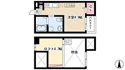 HousingComplexT2 1SKの間取図画像