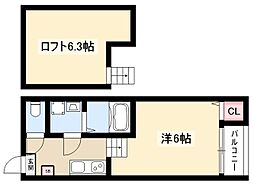 フォルトゥーナ中村 2階