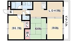 パティオ法華 3階/-