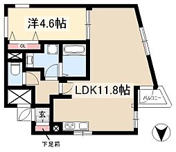 History則武 1LDKの間取図画像