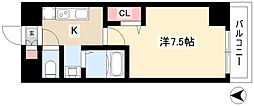 ファーニッシュ太平通 1Kの間取図画像