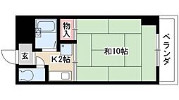 メゾネットときわ 1Kの間取図画像