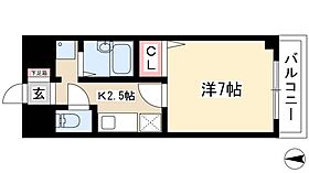 林風館  ｜ 愛知県名古屋市西区児玉3丁目22-18（賃貸マンション1K・2階・24.18㎡） その2