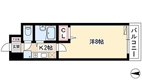 CASTLEワタナベ  ｜ 愛知県名古屋市中村区中村町9丁目7（賃貸マンション1K・3階・24.93㎡） その2